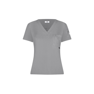 Pulse Scrub Top - Gray / Gris